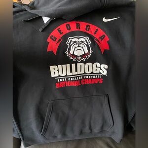 Georgia Bulldogs Hoodie, Black, XL, NWT